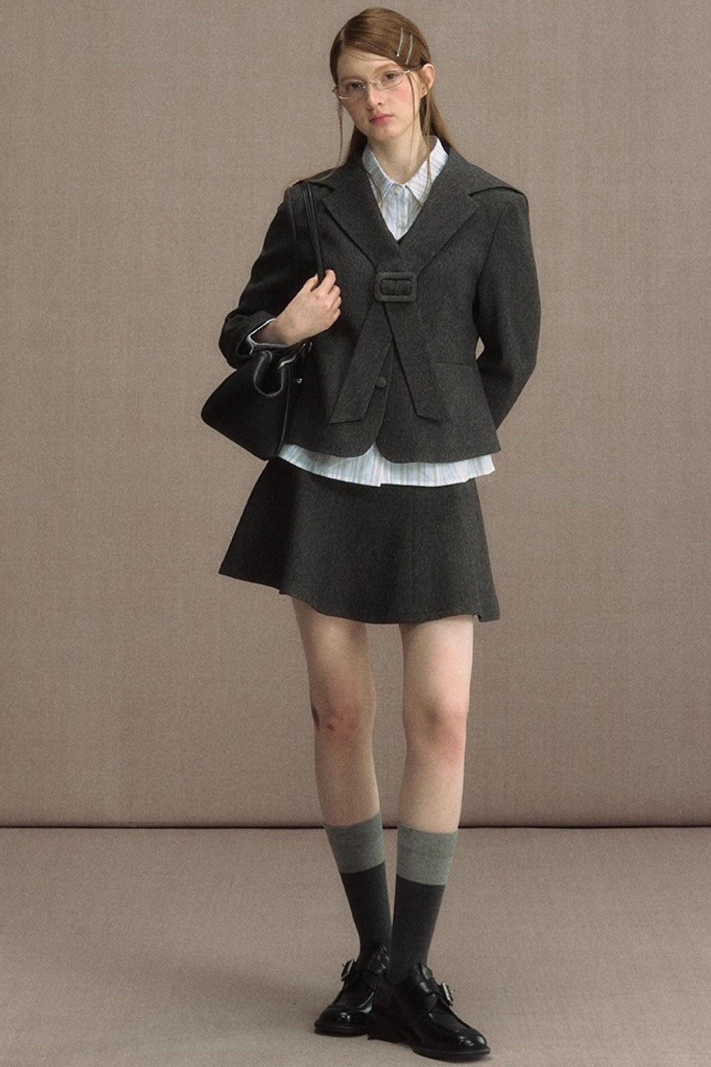 Cedar Poem Casual Navy Blazer Set-Up