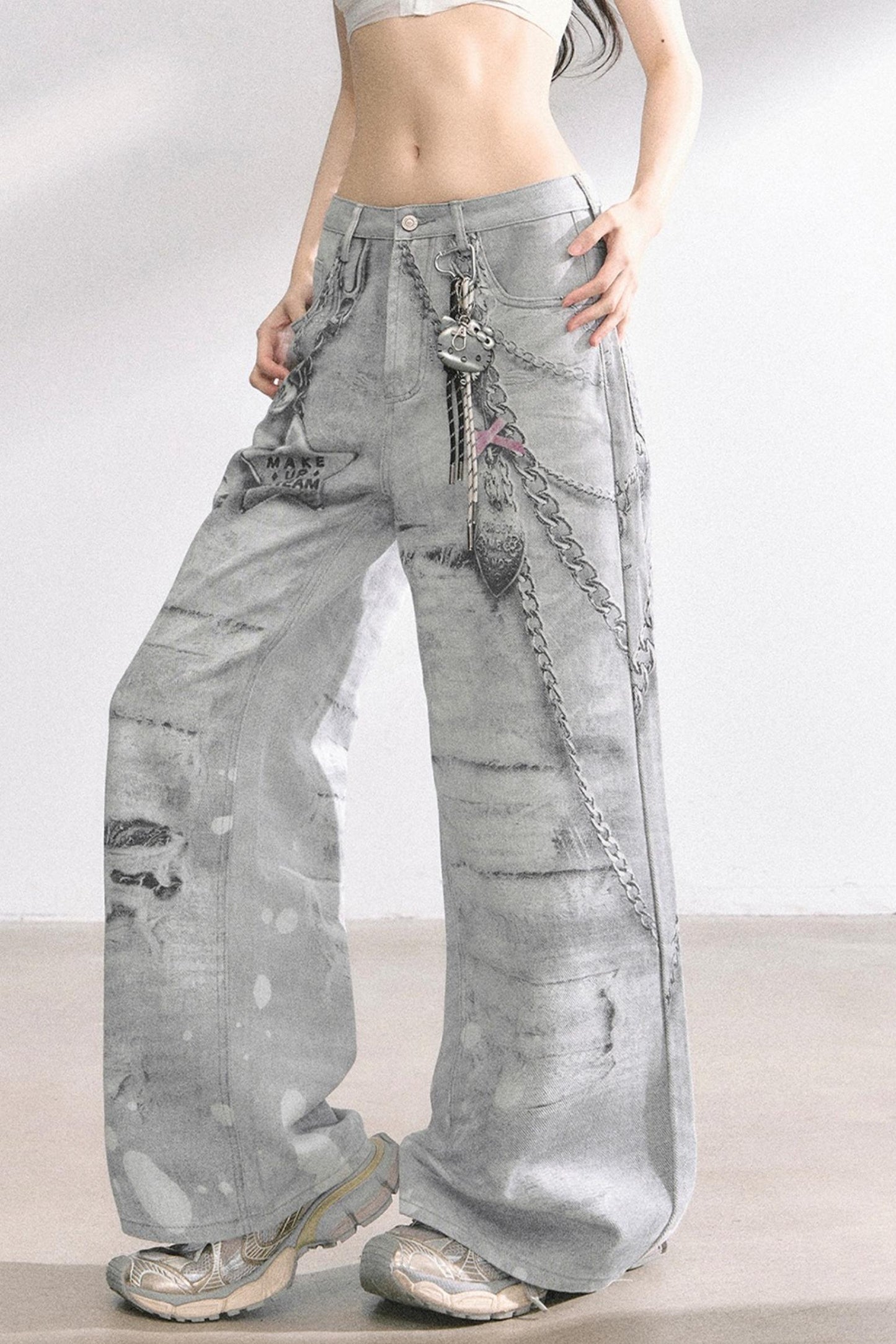 Gray Summer Jeans