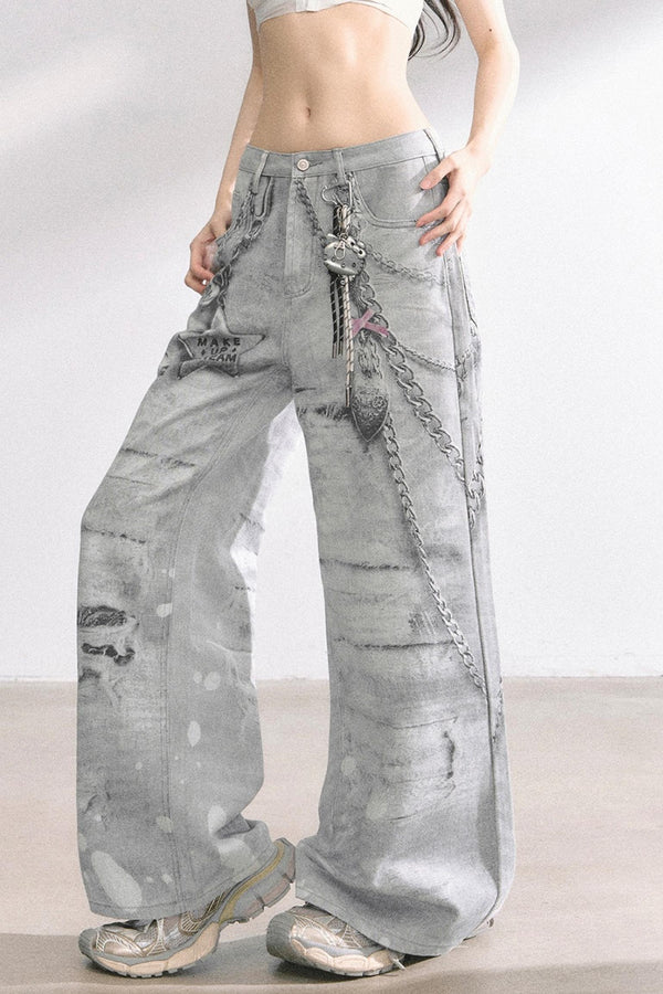 Gray Summer Jeans