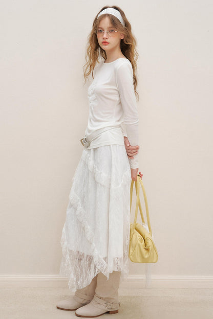 Lattice Loungewear Top