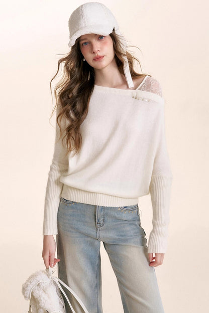 Cloudy Sequin Lace Top