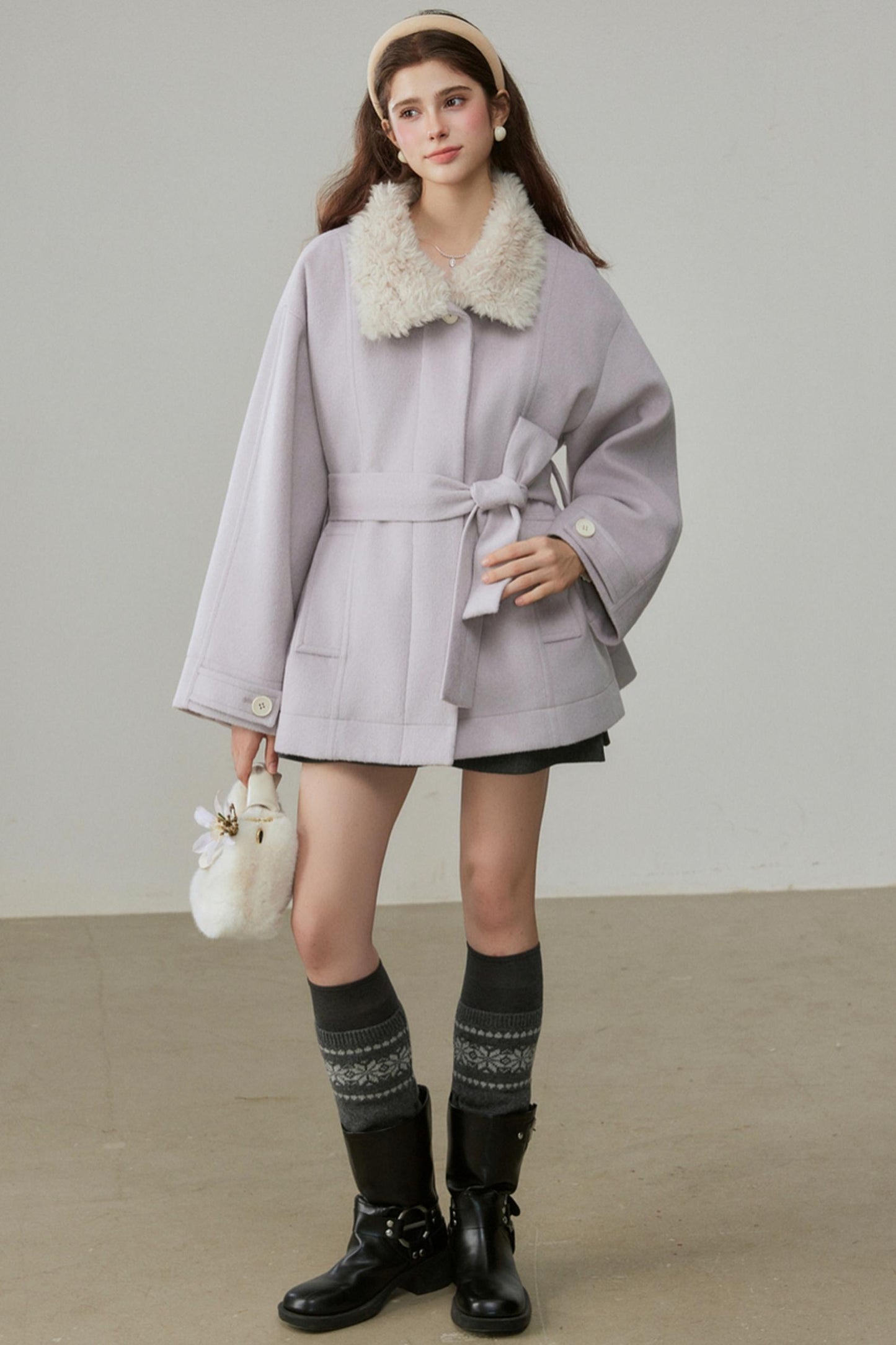 Winter Silhouette Woolen Coat