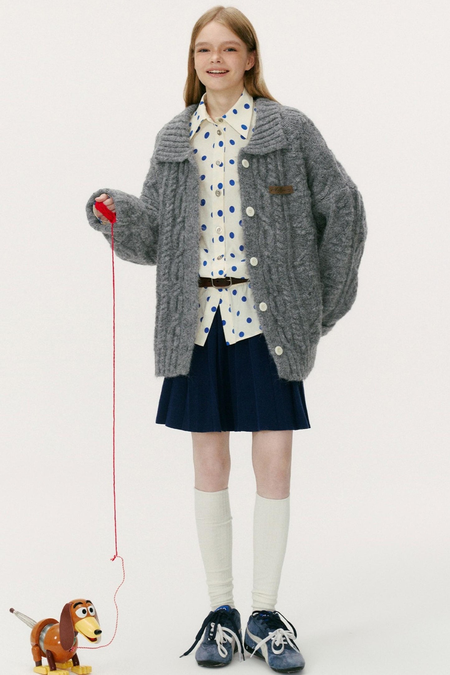 Vintage Cable Knit Sweater