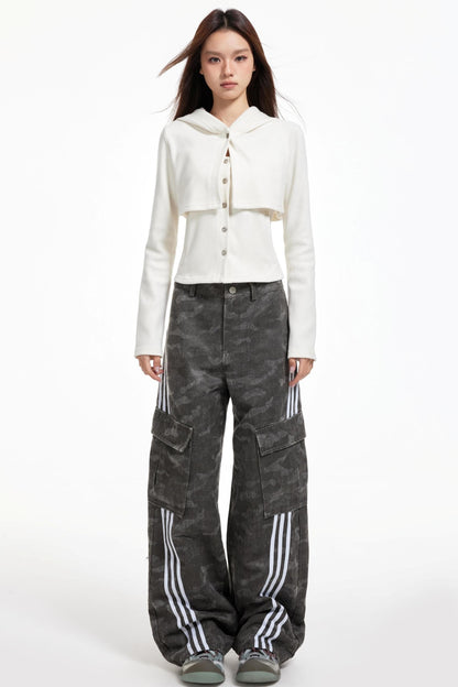 Rabbit Ears Hooded Smock Jacket Set-Up