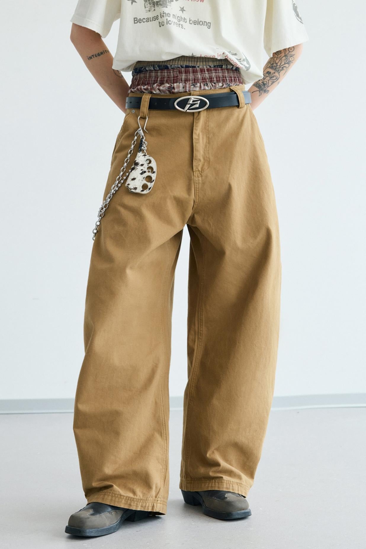 Vintage Wide-Leg Pants