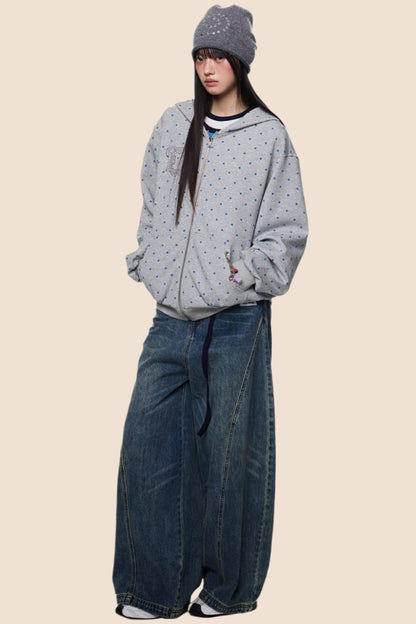 American Embroidered Cardigan