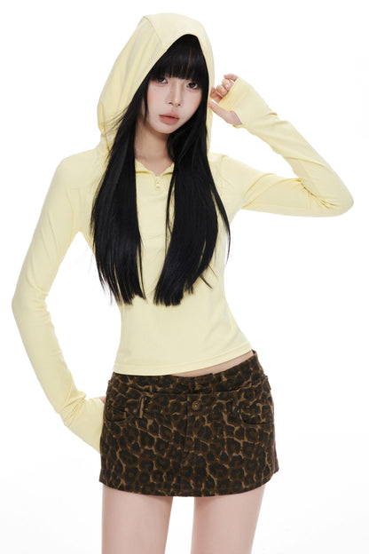 Slimming Hooded Base Shirt