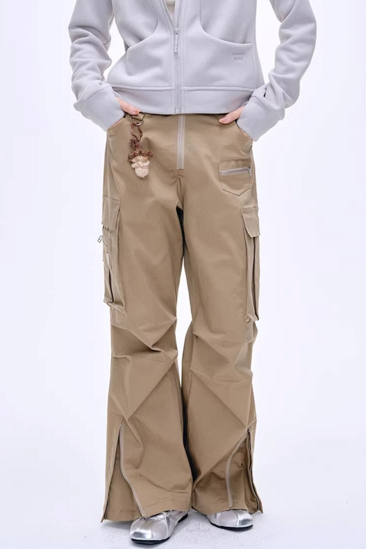 Pantalon de travail plissé vintage