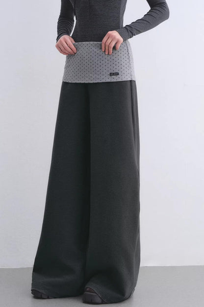 Color-Block Polka Dot Top Set-Up