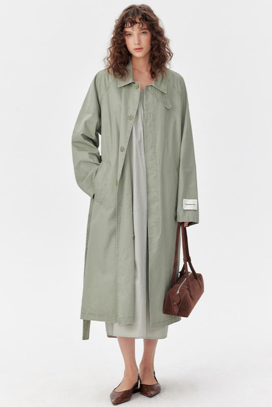 Petite Sleeveless Trench Dress Coat Set-Up