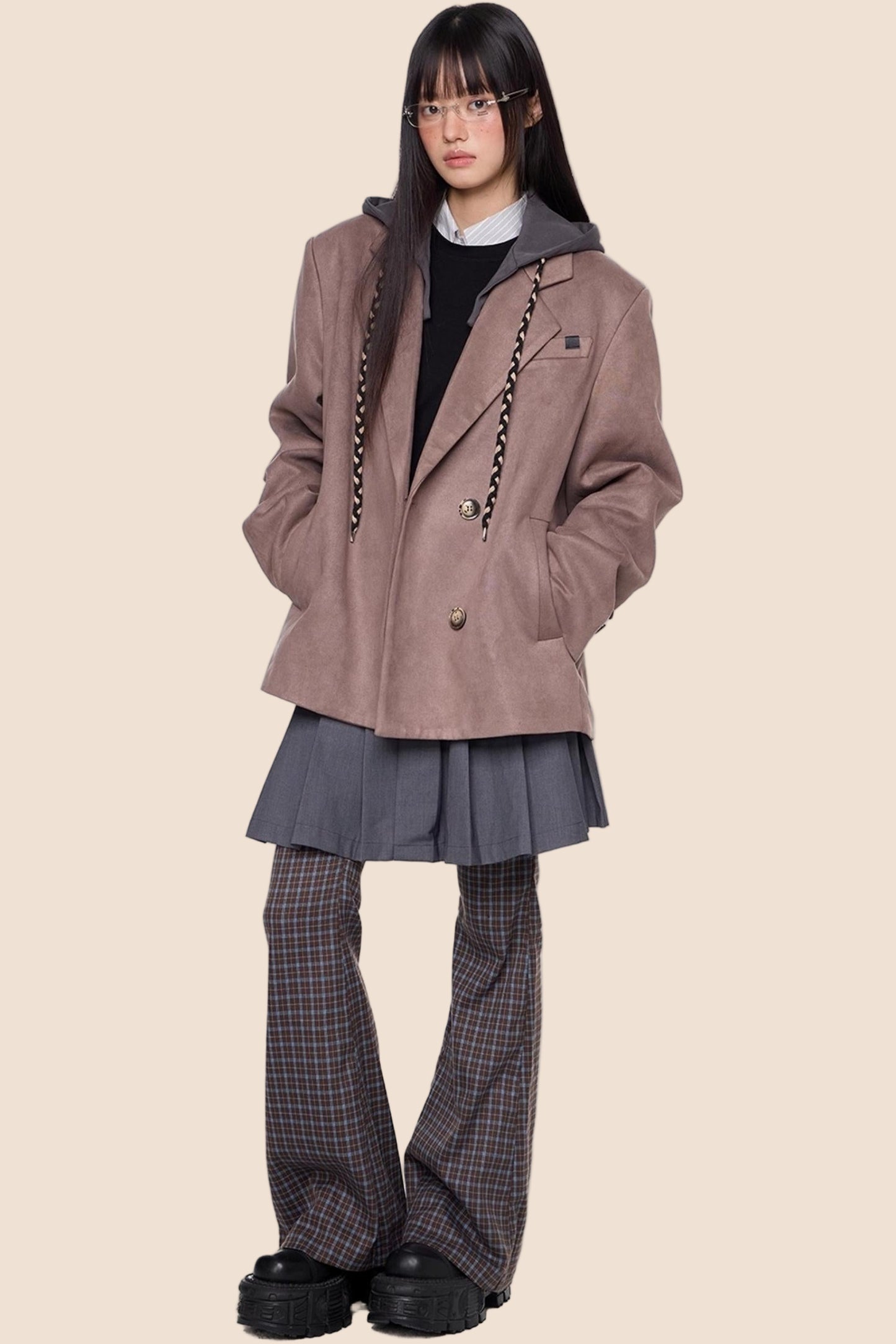 American Vintage Hooded Blazer