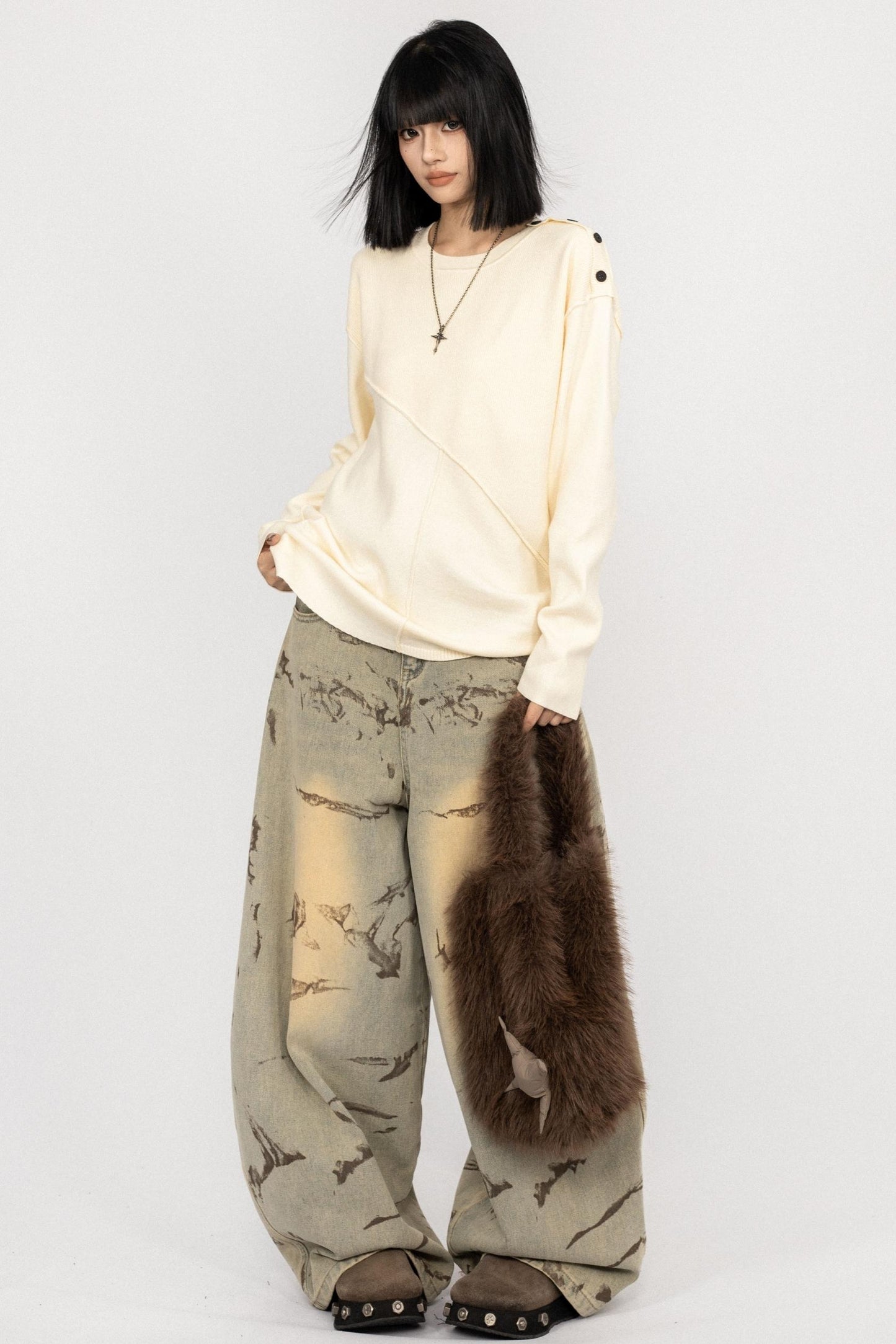 Retro Knitted Minimal Top