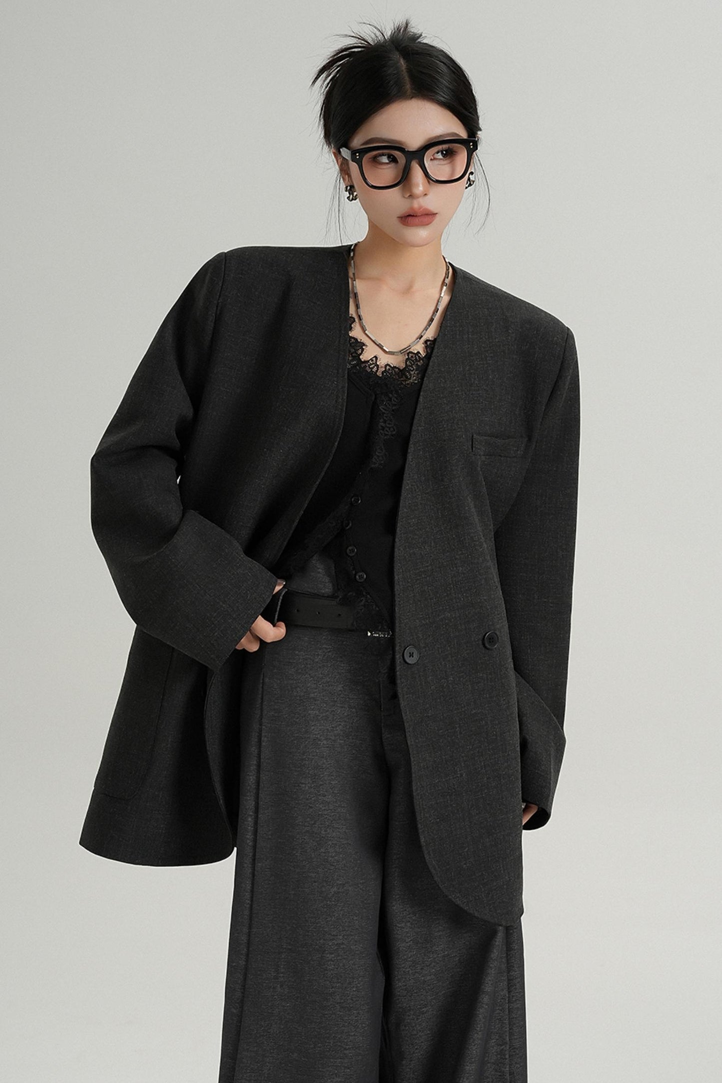 Loose Temperament Long Sleeve Blazer