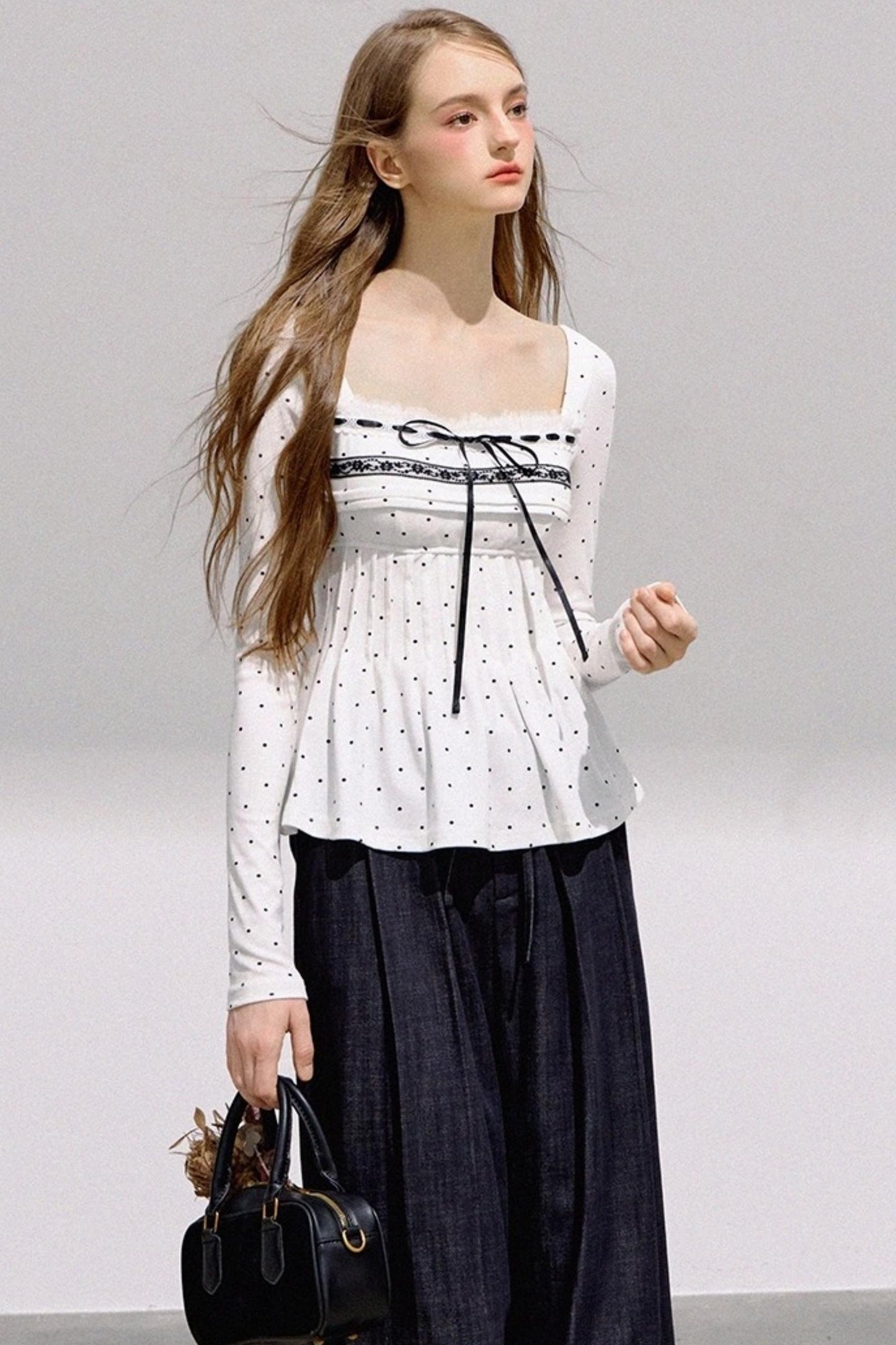 French Polka Dot Top Set-Up