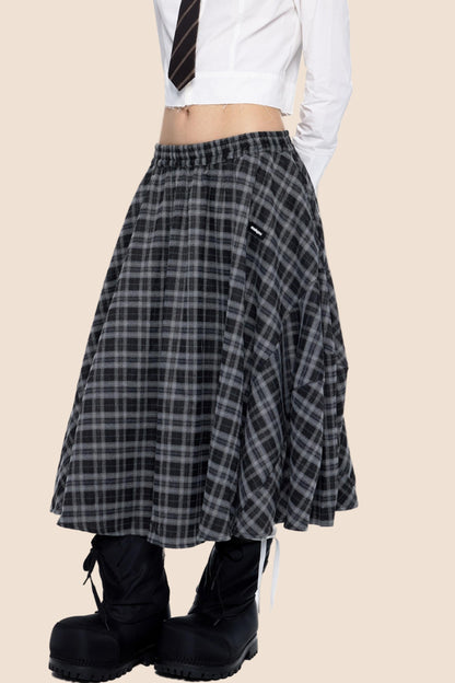 Retro Vintage Midi Skirt