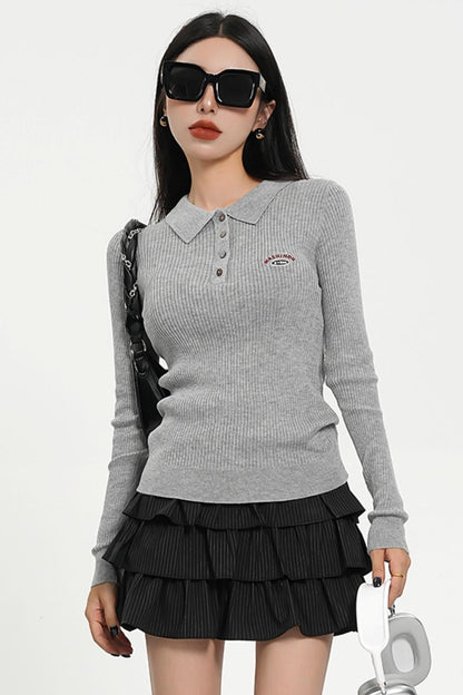 Slim Fit Knit Pullover Sweater