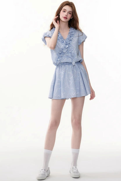 Summer Ruffled Stripe Set-Up