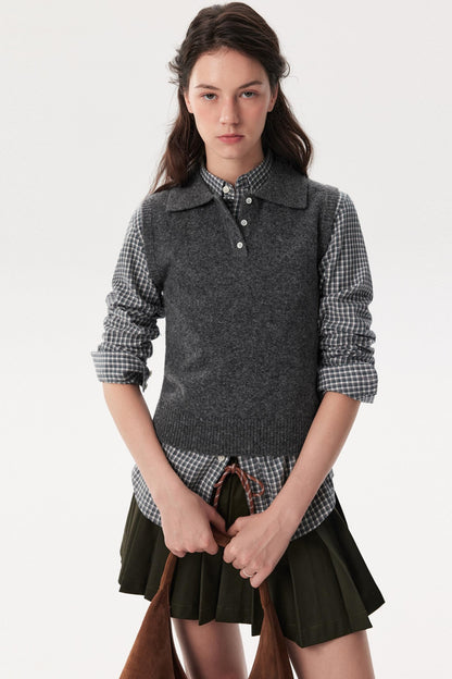 Old Money Wool Shirt & Vest Set-Up