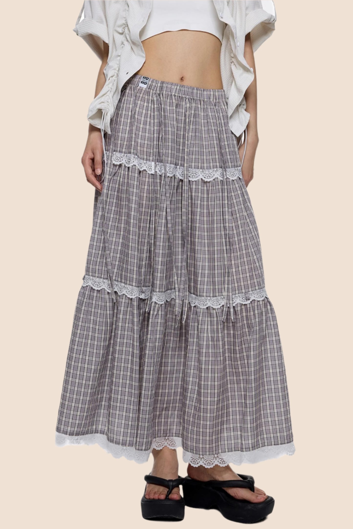 Retro Transformable Midi Skirt