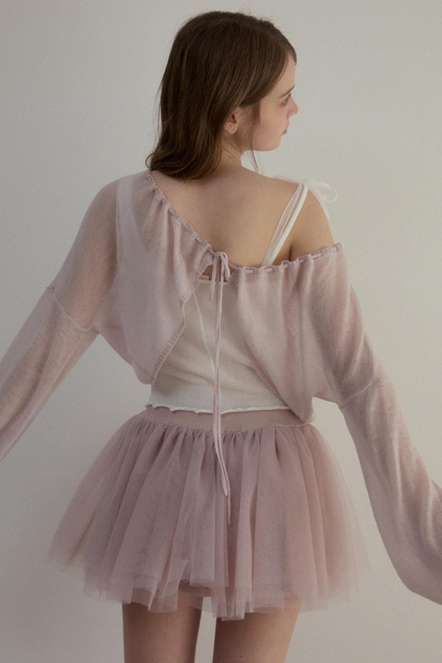 Pink Duo One-piece Pants Set-Up