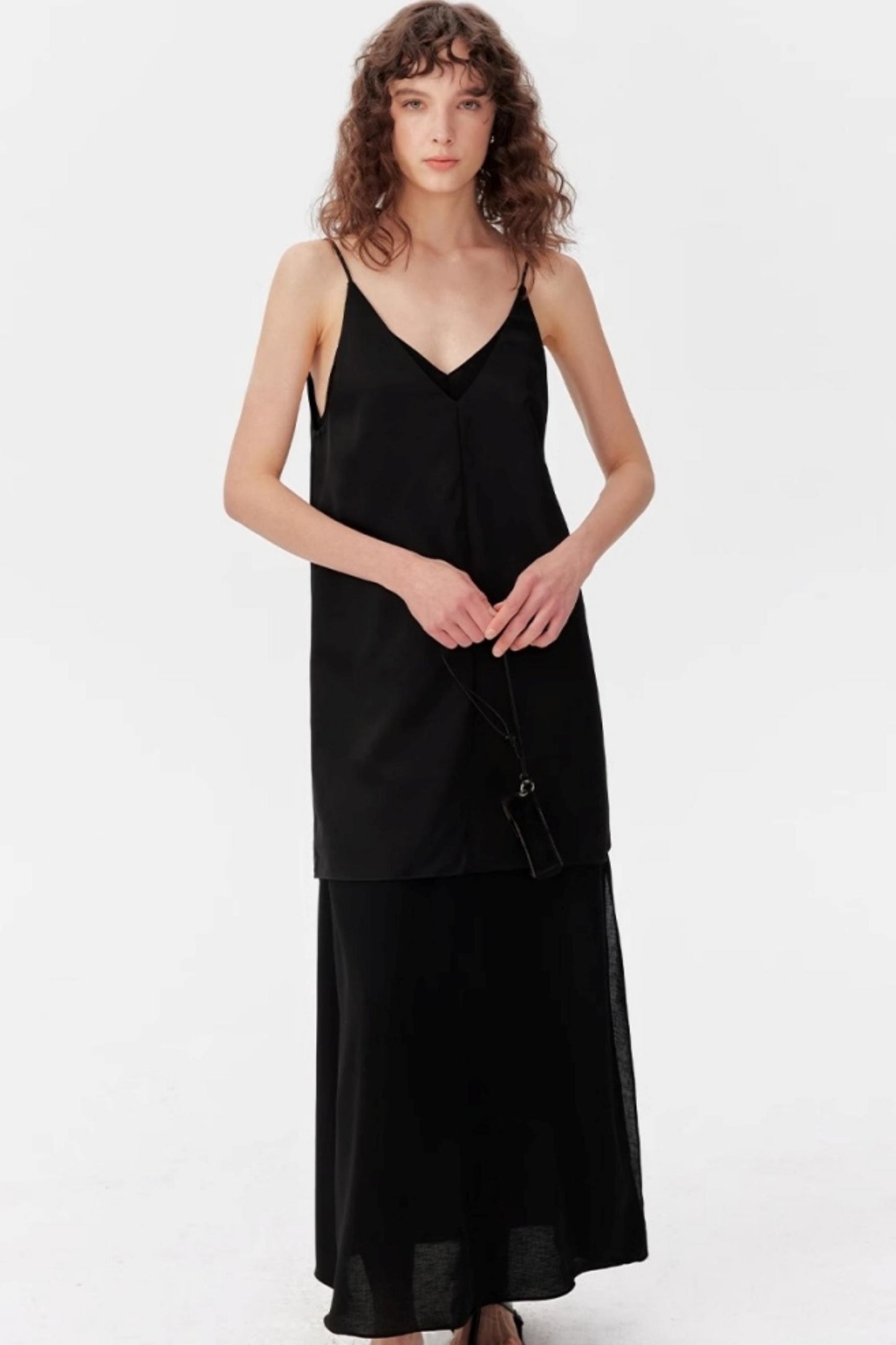 Chic V-Neck Maxi Dress