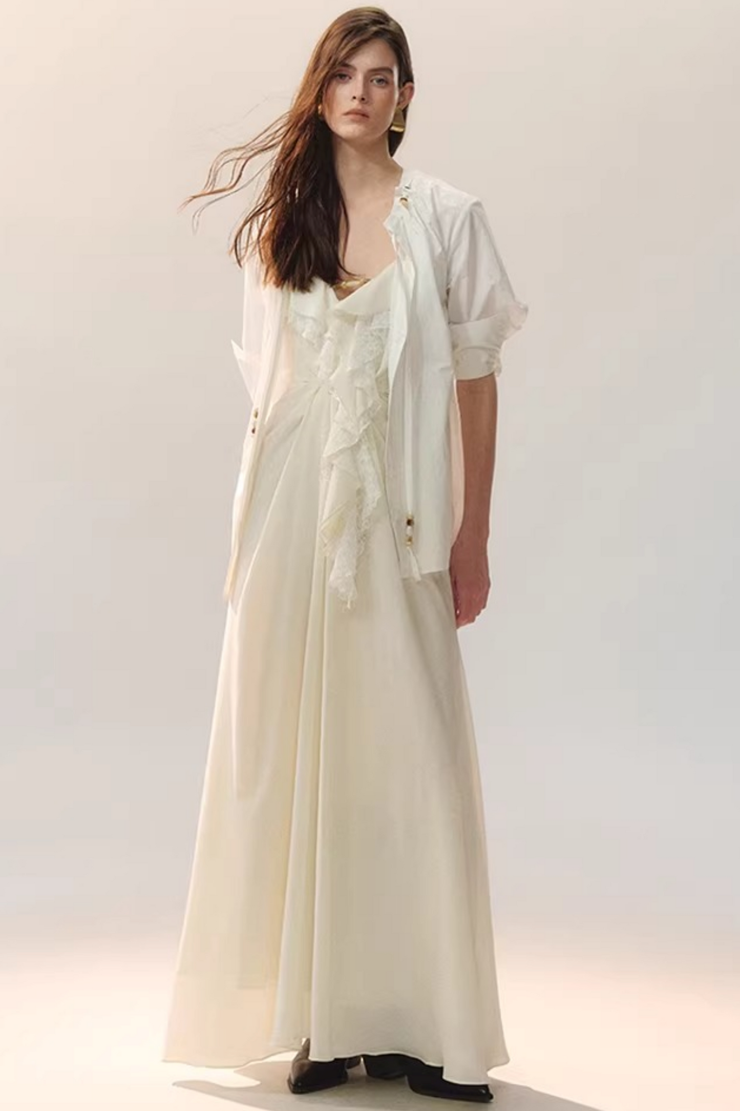 Weightless Beaded Ribbon Blouse