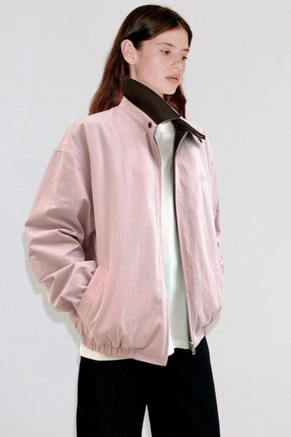 Reversible Logo Embroidered Coat