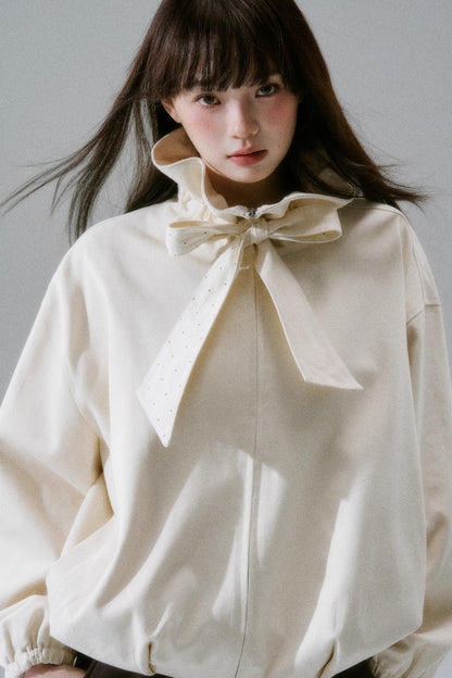 Caramel Croissant Patchwork Jacket