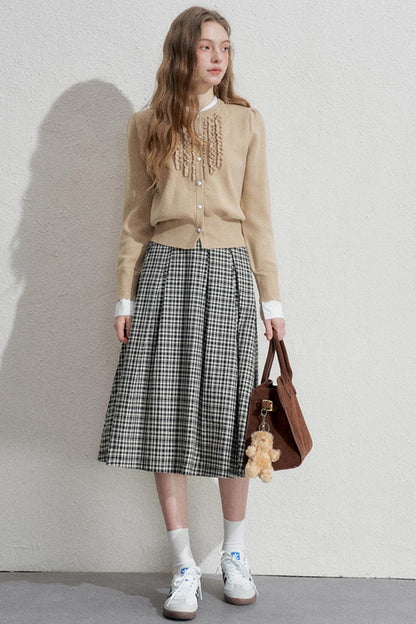 Fake Two Piece Knitted Cardigan