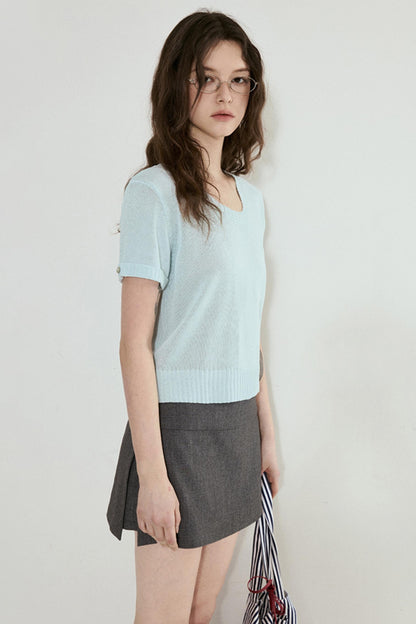 Summer Versatile Split Skirt