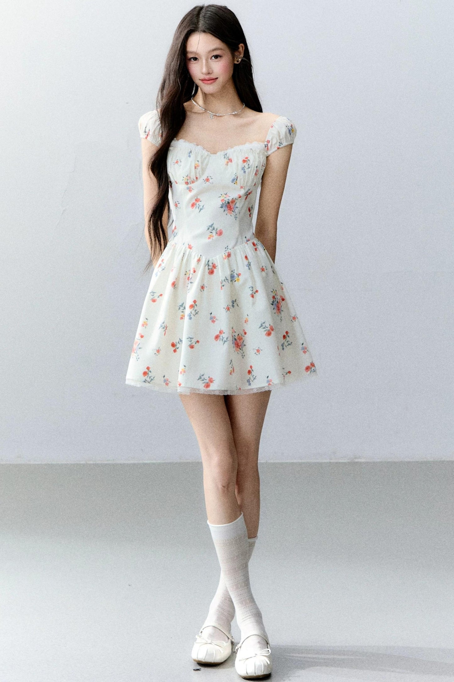 Twilight Rose Floral Dress