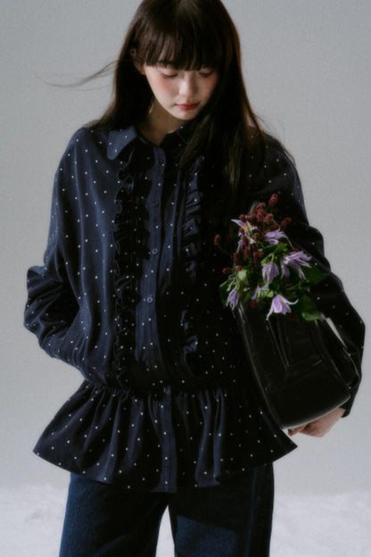 Polka Dot Twill Shirt