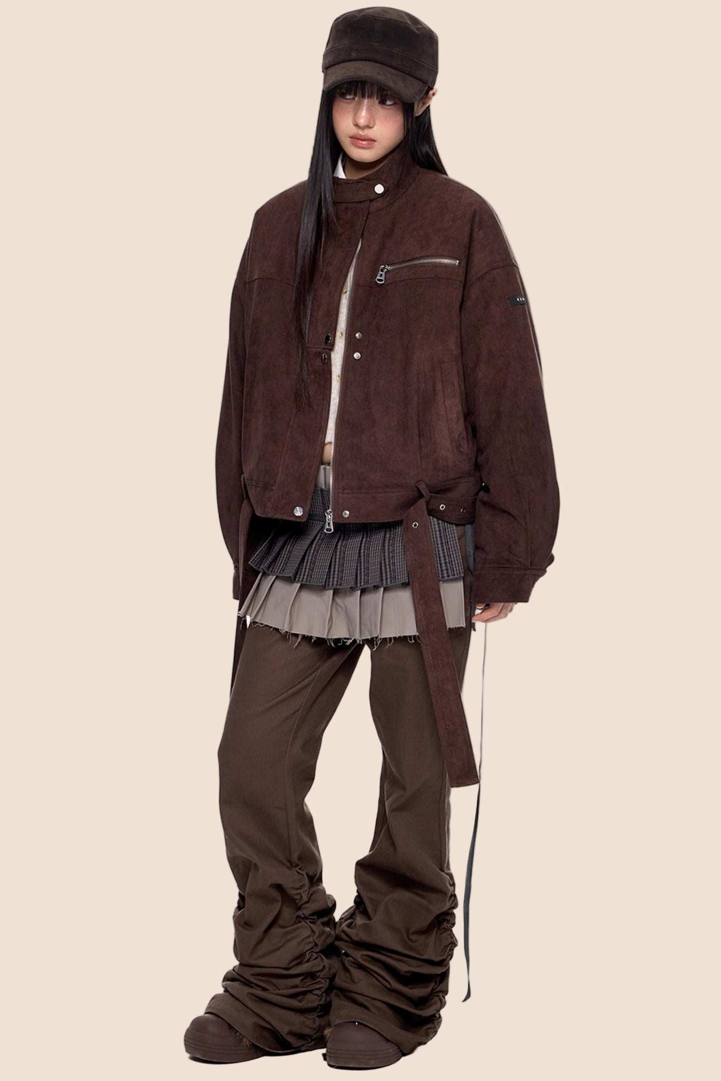 Layered Patchwork Skirt