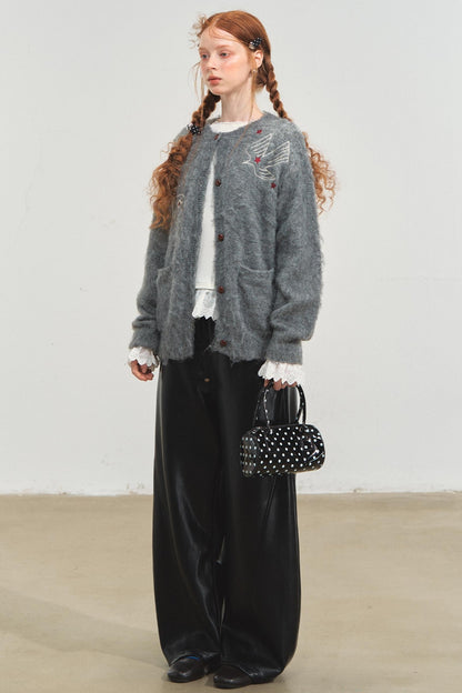 Relaxed Leather Pants