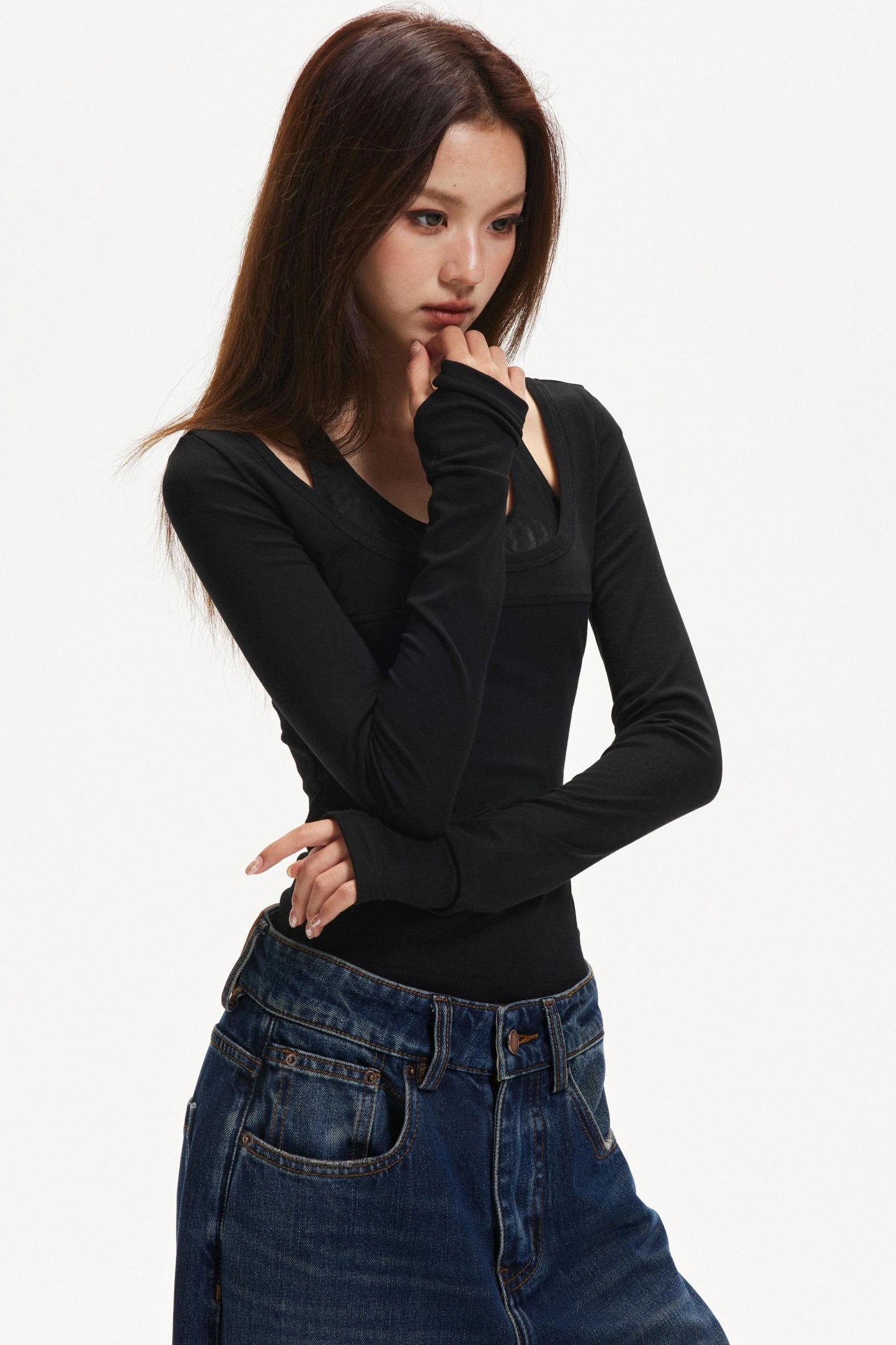 Patchwork Lyocell Camisole