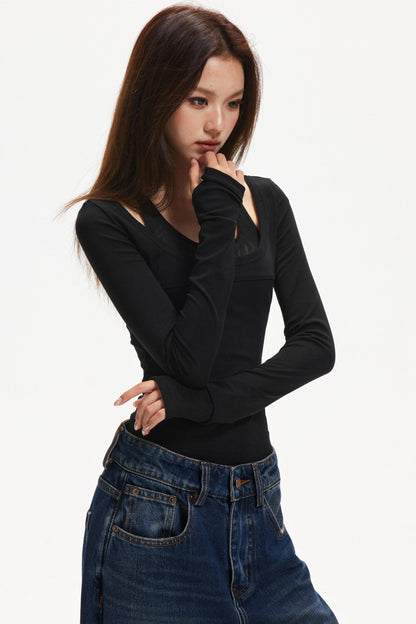 Patchwork Lyocell Camisole