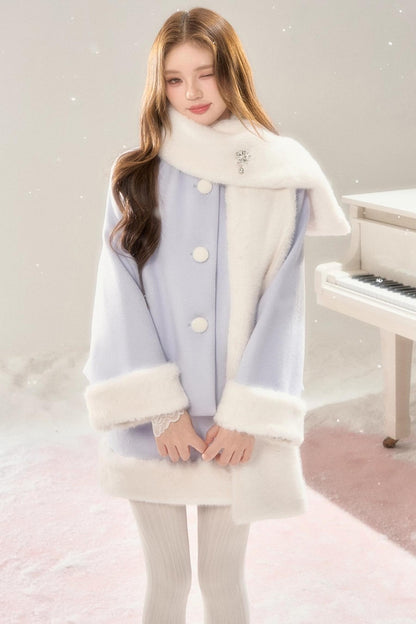 Hokkaido Tweed Coat and Skirt Set-Up