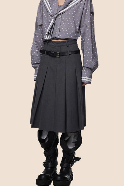 Vintage Pleated Summer Skirt