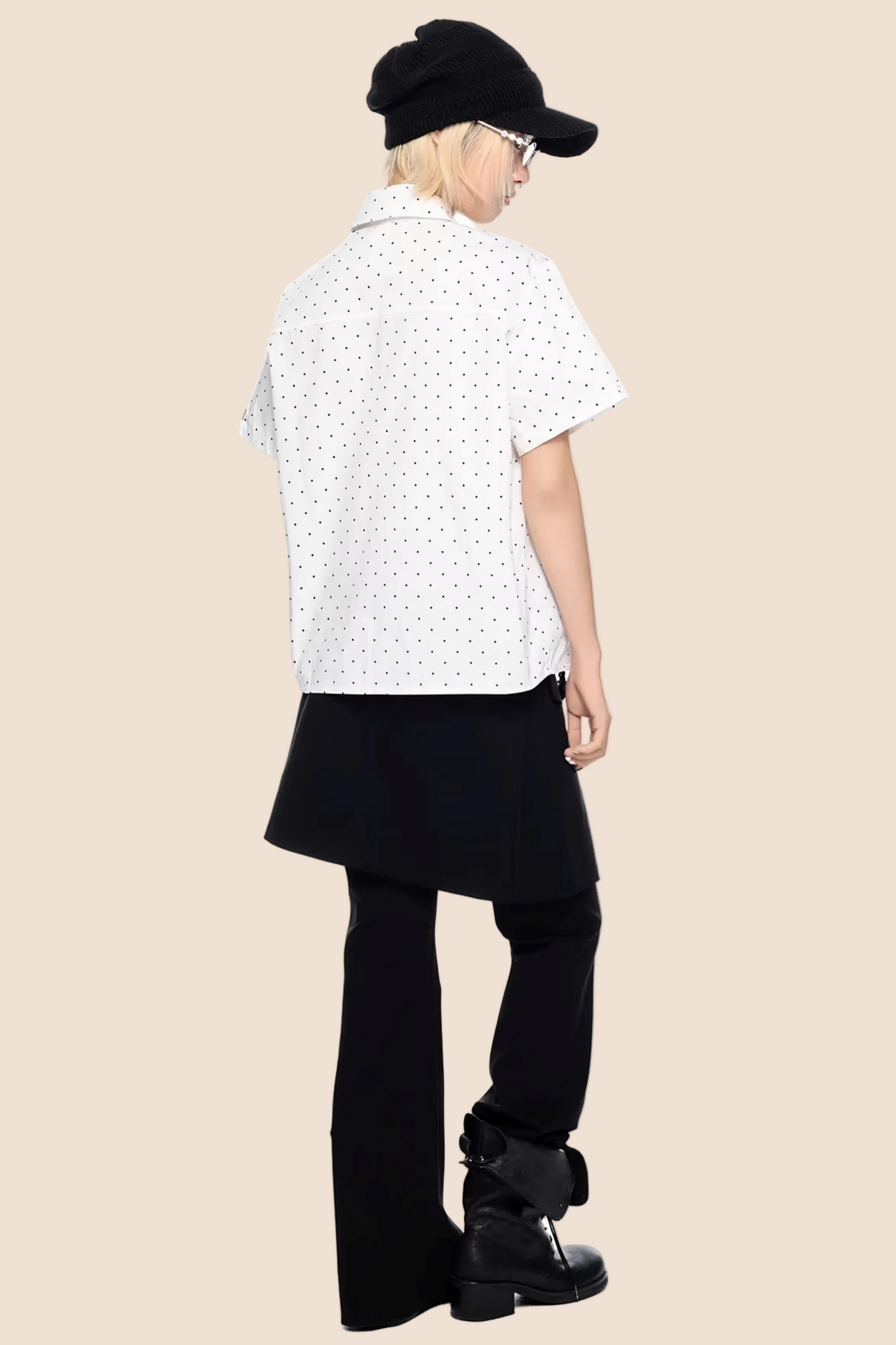 French Design Polka Dot Blouse