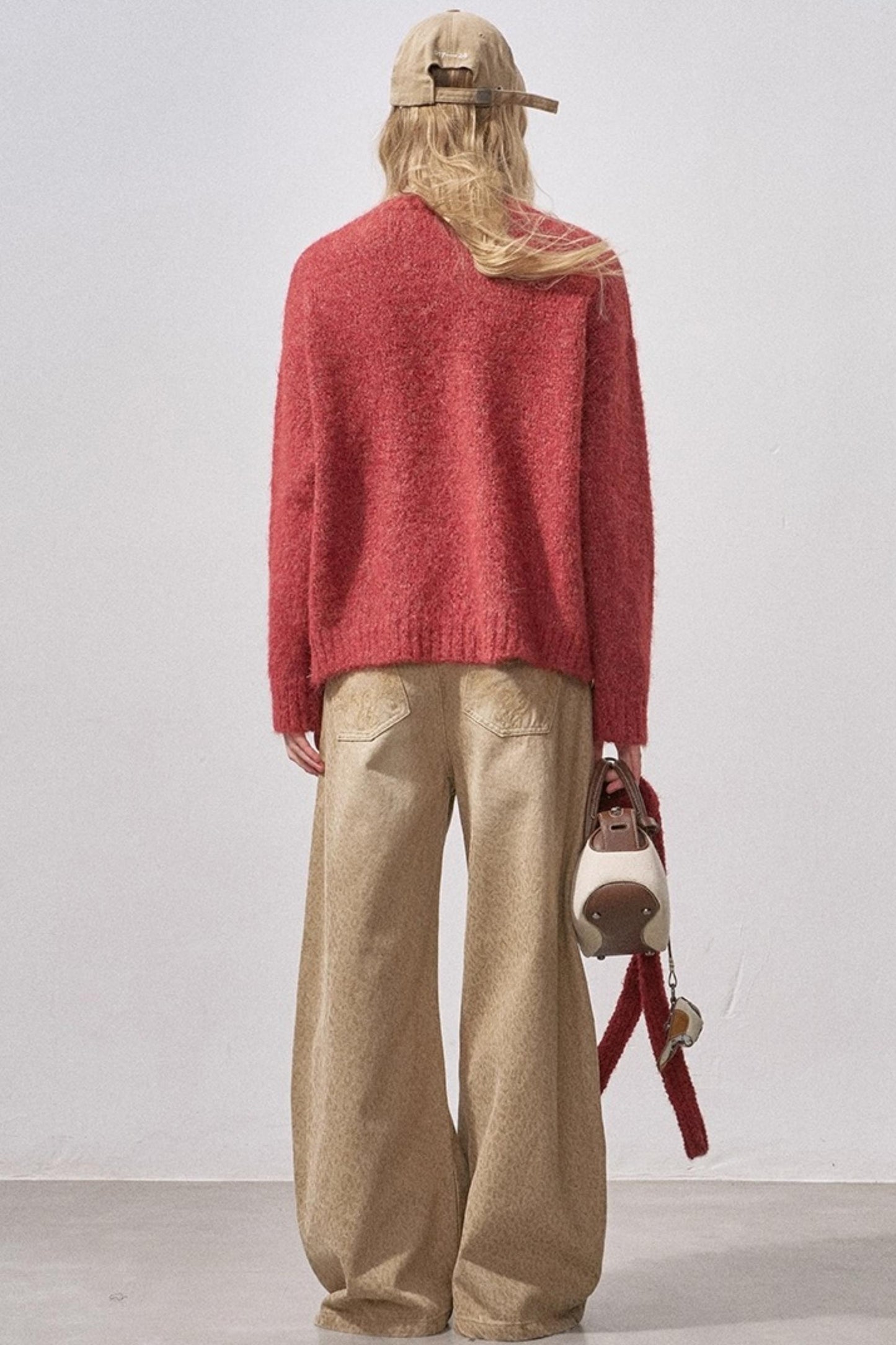 Floral Diamond Knit Sweater