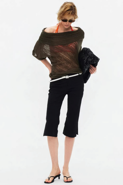 Slim-Fit Equestrian Pants