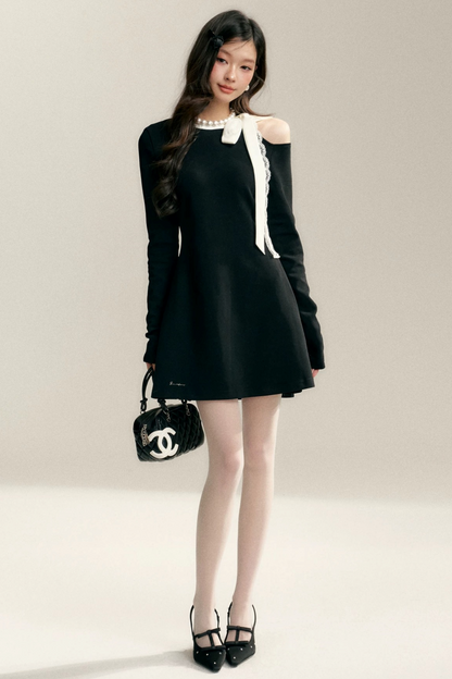Hepburn Off-Shoulder Dress