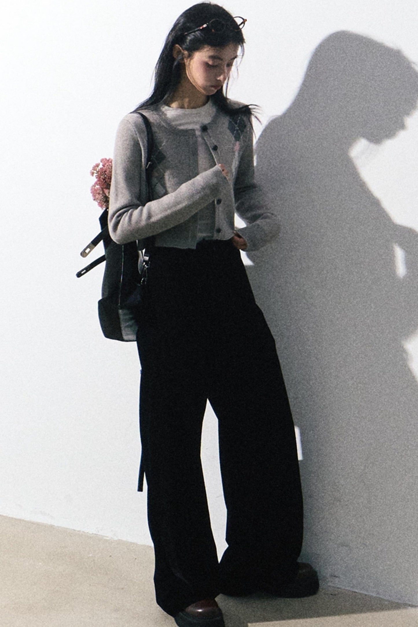 Classic Black Wide-Leg Pants