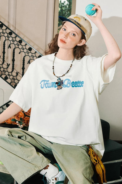 Embroidered Casual Tee