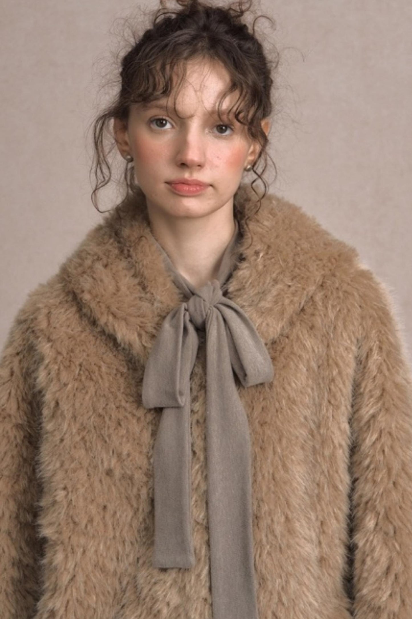 Winter Fluffy Lambswool Hooded Jacket