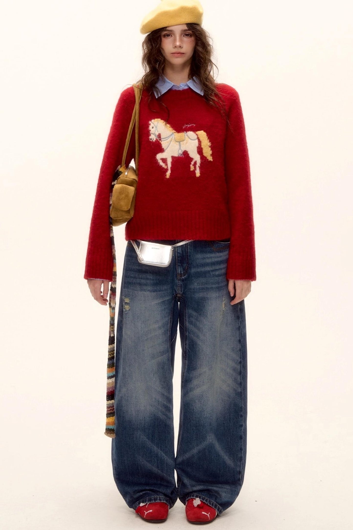 Lucky Pony Wool Sweater