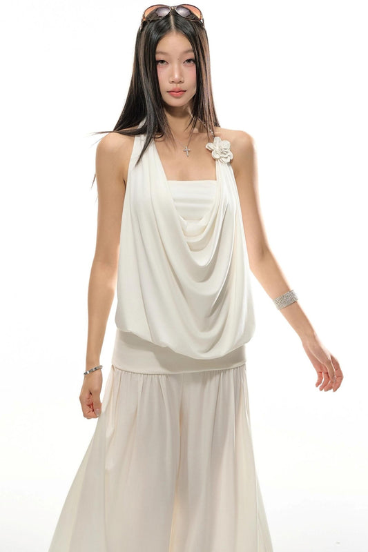 Camellia Swing Top Pants Set-Up