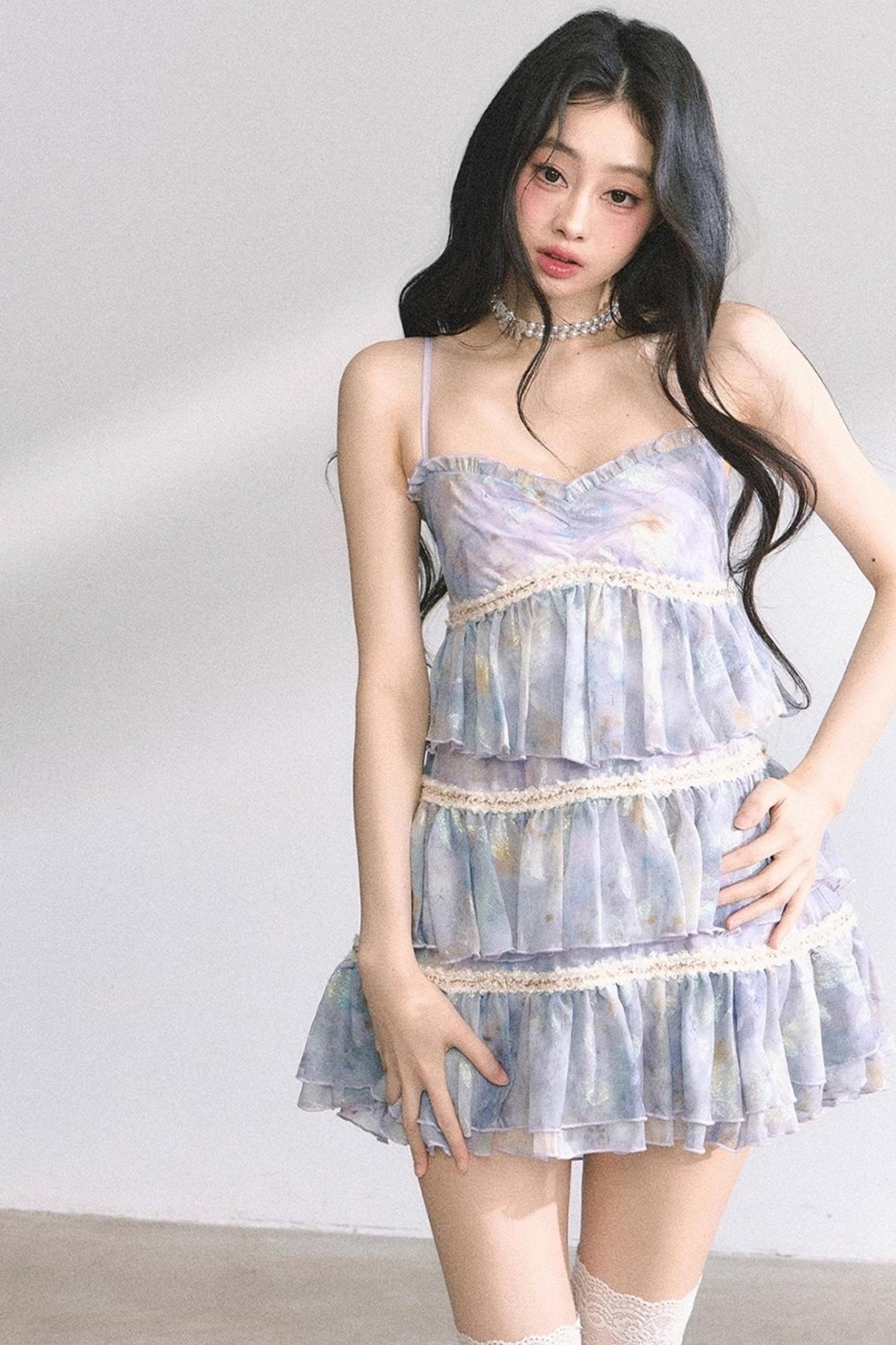 Halter Floral Elegance Dress