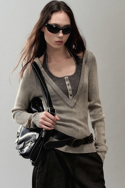 Genesis V-Neck Knitted Base Shirts