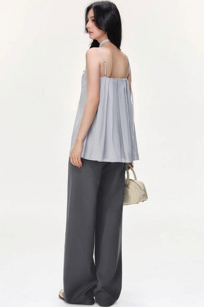 Luxe Halter Top Pants Set-Up